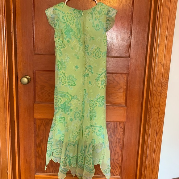 Green maxi dress kids - Picture 2 of 2